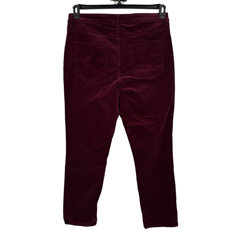 Kut from the Kloth Rachael High Rise Corduroy Fab AB Mom Jeans red size 14 - Picture 5 of 8